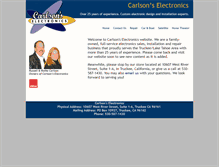 Tablet Screenshot of carlsonselectronics.com